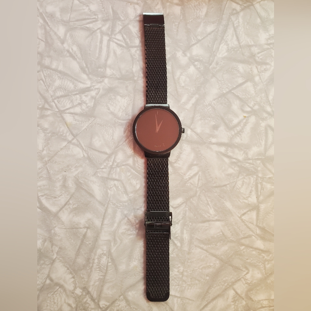 Vitaly men's black wristwatch